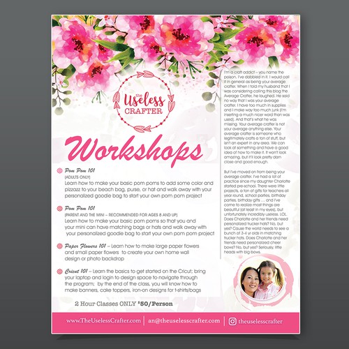 Flyer Design for Craft Shop