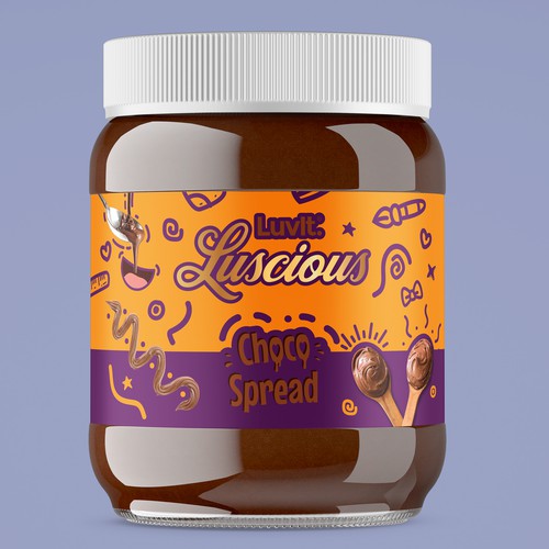 Product Label for chocolate spread