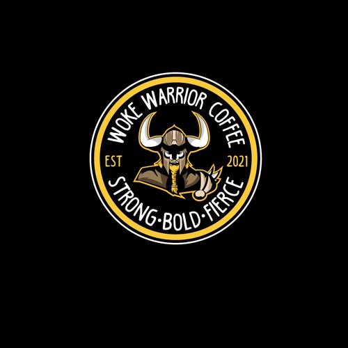 Bold logo for coffee shop