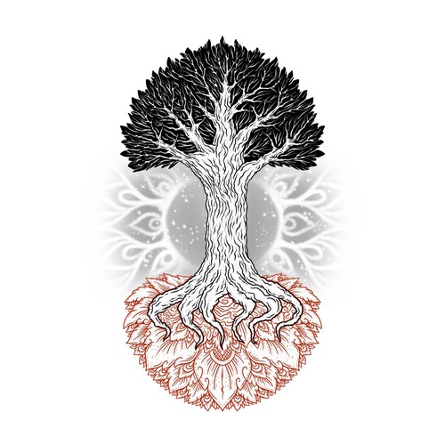 Yggdrasil Tree Tattoo Design