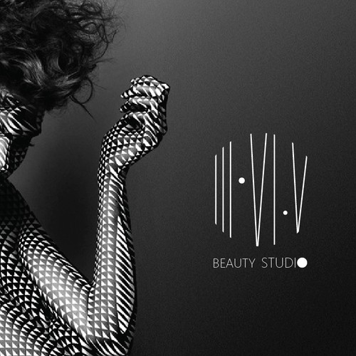 logo design for "365  BEAUTY STUDIO"