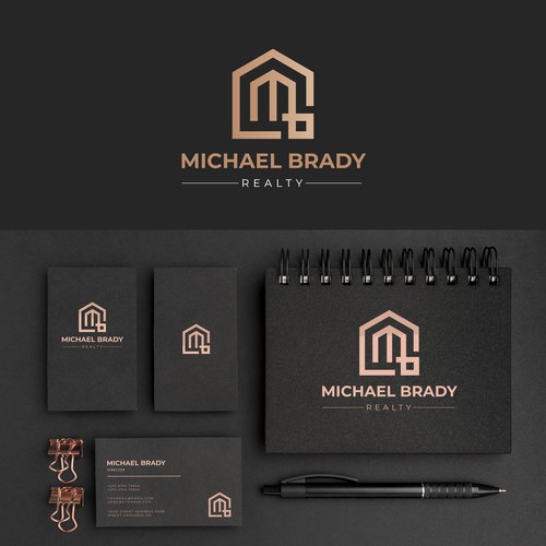 Michael Brady Realty logo design