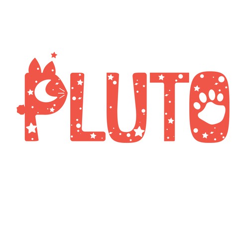 Whimsical logo for pet brand 