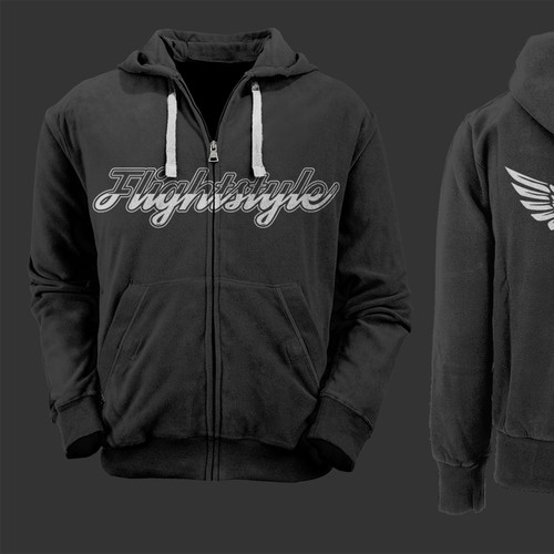 Create a signature hoodie or t-shirt for a new aviation apparel company!