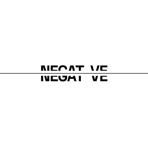 Logo for NEGATIVE Gin Brand