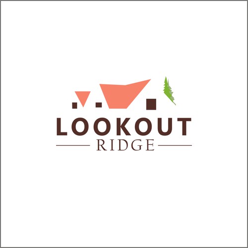 a concept logo for a real estate business