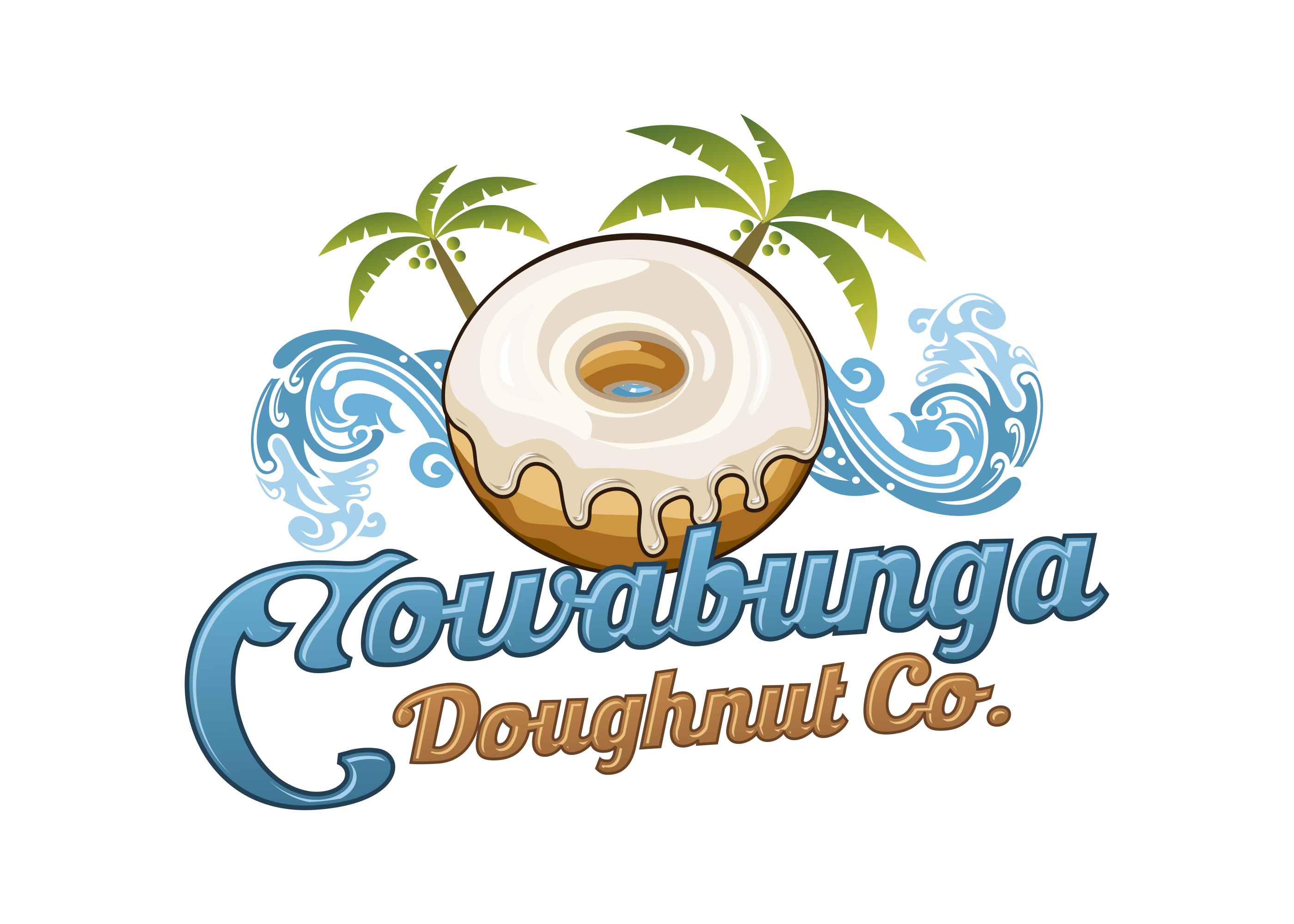 Looking for a catchy logo for a doughnut trailer that operates in sea side towns.