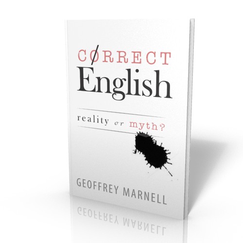 Create an attractive cover for a paperback book about language