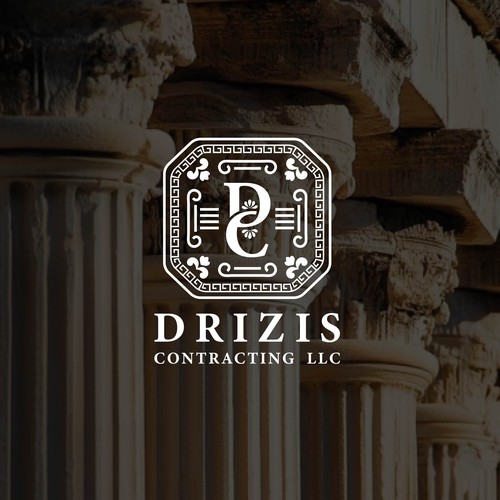 Greek Contracting Timeless Logo Design, Real Estate logo, Mortage
