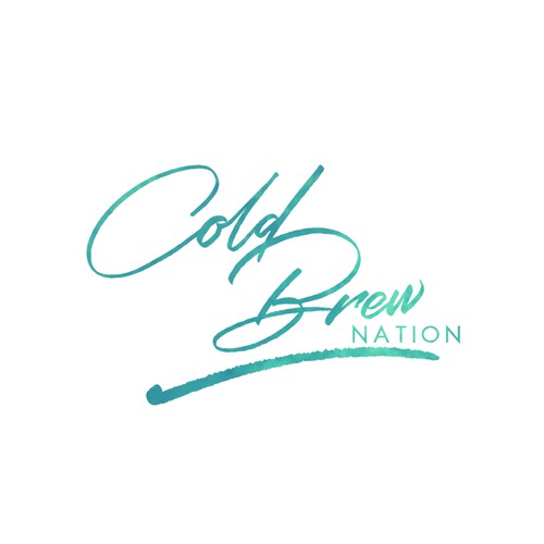 COLD BREW logo design.