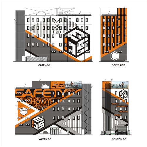 Office Building Mural Artwork Concept