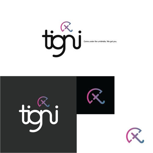 Clean, modern, comforting logo for technology business