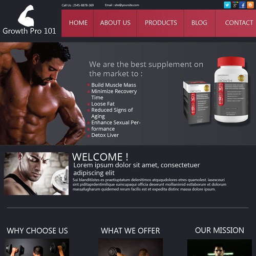 Growth Pro 101 needs a new landing page