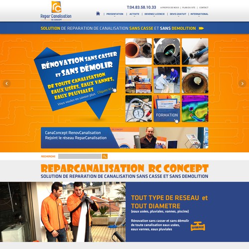 Web Design Repar Canalisation