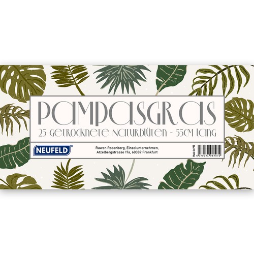  Paper Roll Design for Pampas Grass Flowers.