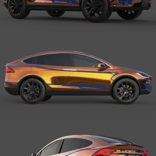 Car wrap - Tesla