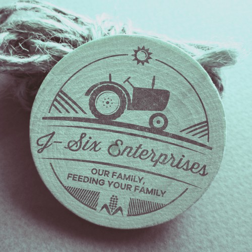 Create an awesome company logo for J-Six Enterprises who is a full-circle  Agriculture Company