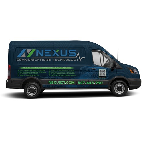 Ford Transit Connect - Technology Vehicle Wrap Design