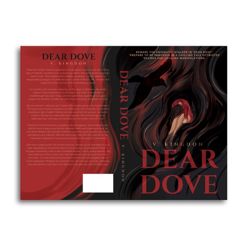 Book cover illustration for Dear Dove by V. Kingdon