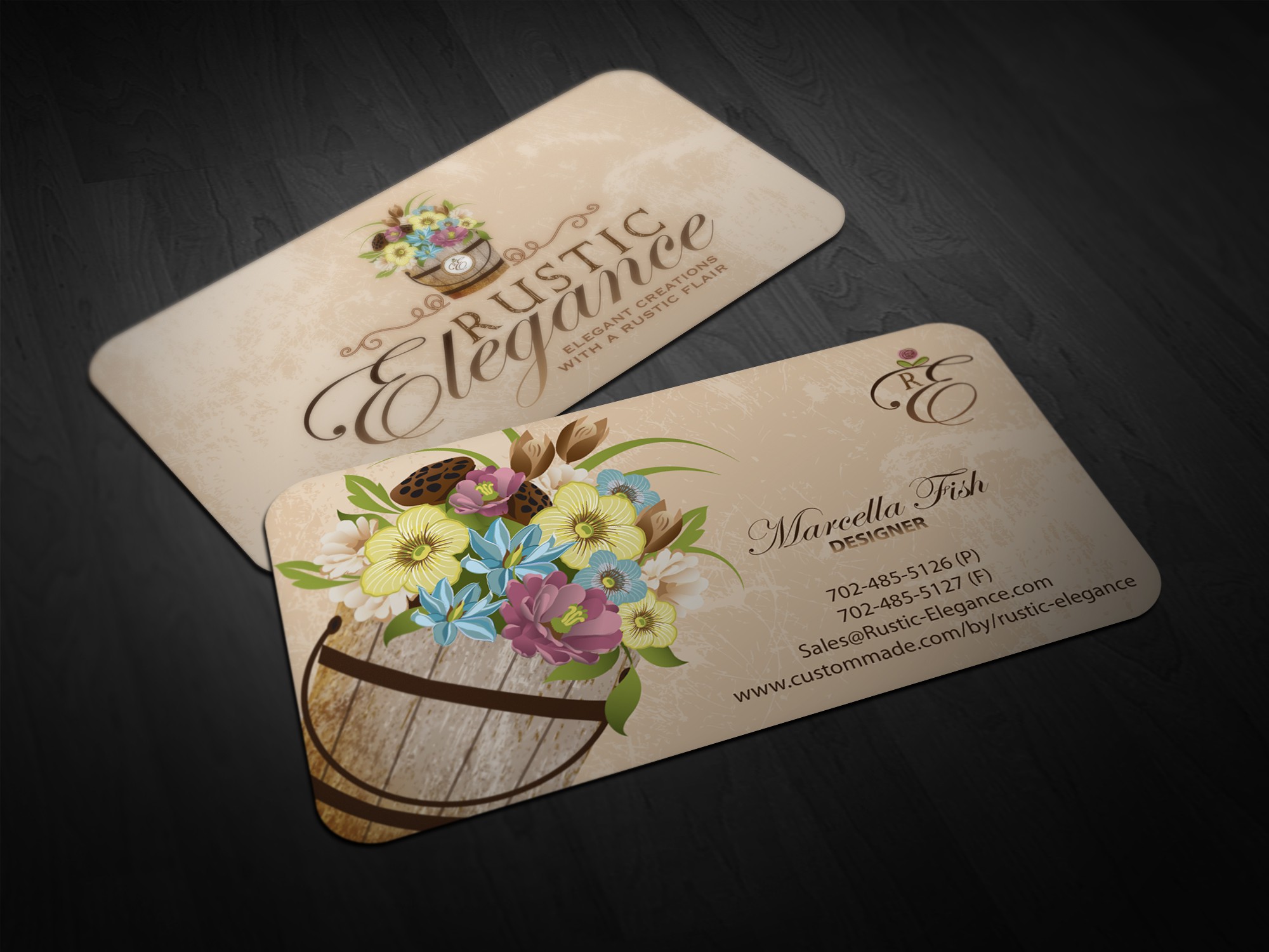 stationery for Rustic Elegance