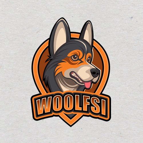 Logo with a cute little boy