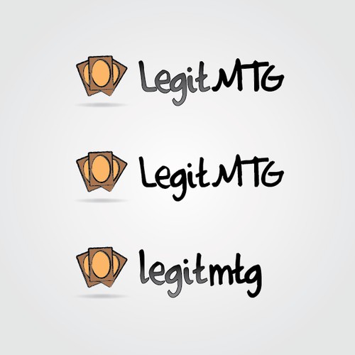 Logo concept for Legit MTG - Cards 2
