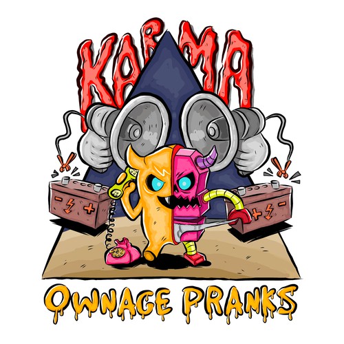 ownage prank tshirt design