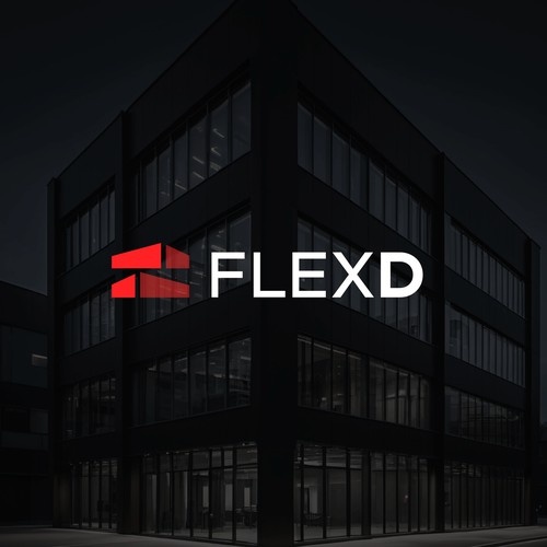 Logo concept for flex warehouse/office space builders - Flexd