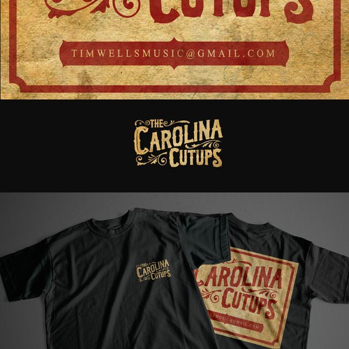 The Carolina Cutups tshirt design