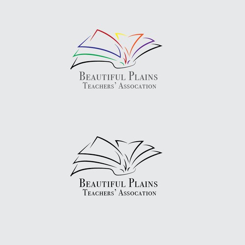 Clean logo for Teachers' organization.