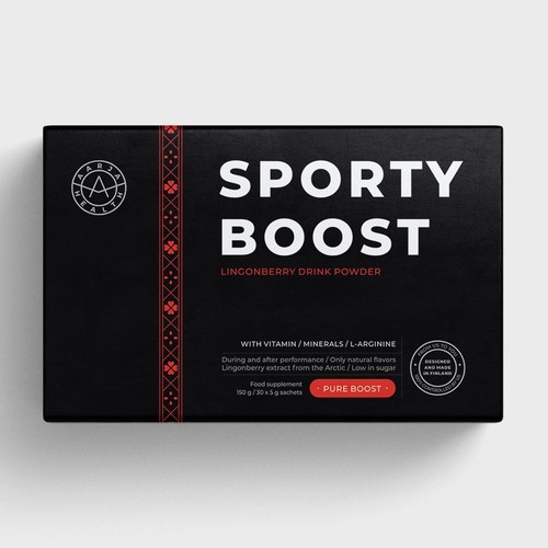 Package new Scandinavian dietary supplement brand