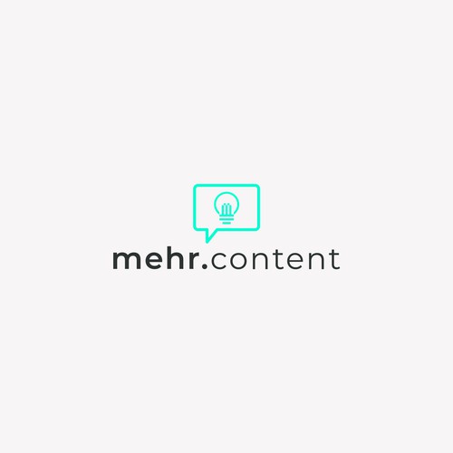 Mehr.Content Logo Design