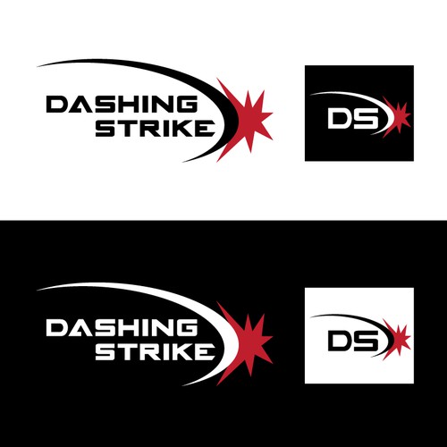 Create a logo for indie game developer Dashing Strike