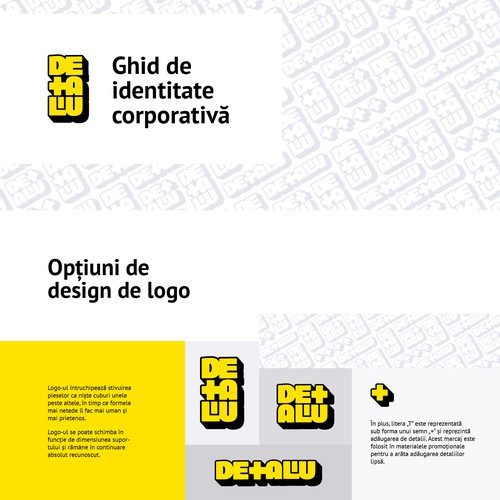 Brand guide for Romanian company