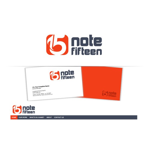 New logo wanted for Note Fifteen - like music to your website!