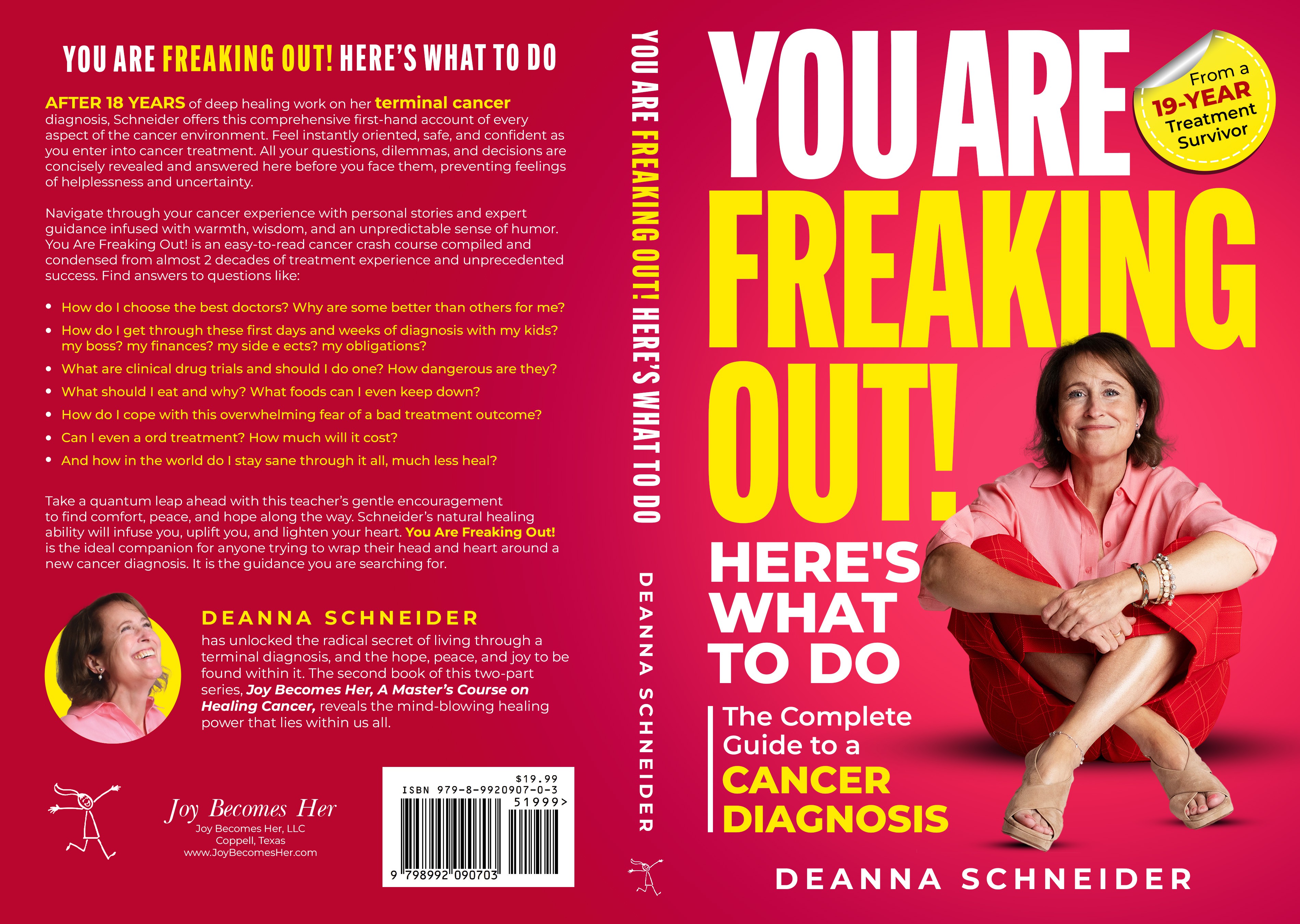 Redesign an outdated book cover from an exciting new cancer coach!