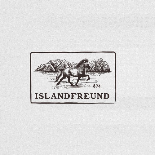 Icelandic horse themed t-shirt design