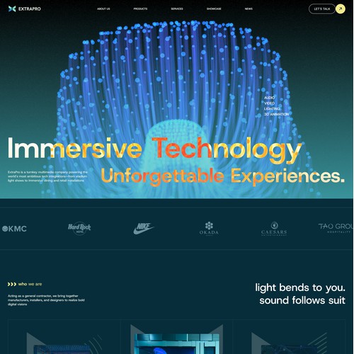 Immersive Media Company Homepage