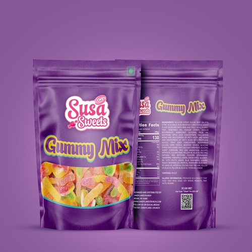 Gummy Mix Pouch Design
