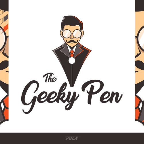 Geeky logo for board game translation agency
