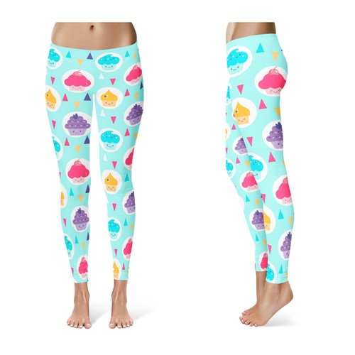 Kawaii design to leggins