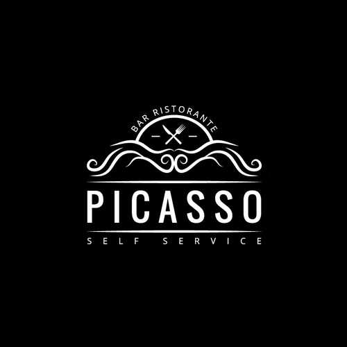 Beautiful logo for PICASSO Restaurant
