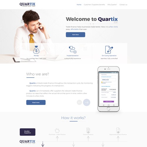 Quartix Landing Page