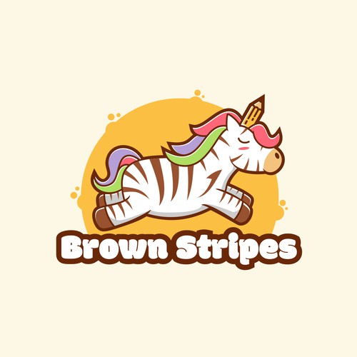 Brown stripes logo