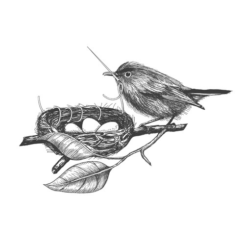 Bird vintage logo