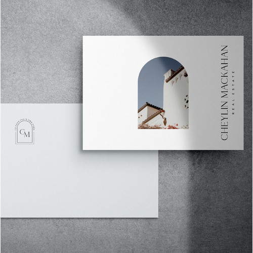 Professional and timeless logo and brand identity for a real estate  expert specializing in Santa Barbara county home sales. 