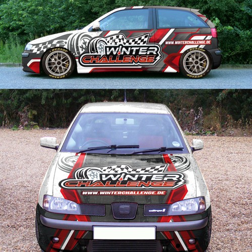 racing car wrap