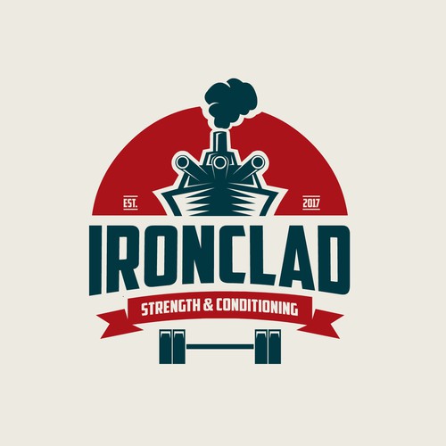 Bold logo for Ironclad Gym