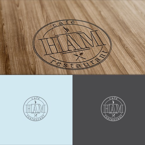 Stylish, imaginative logo and icon design for Hām, West Hampstead bistro — Pinterest board in brief!