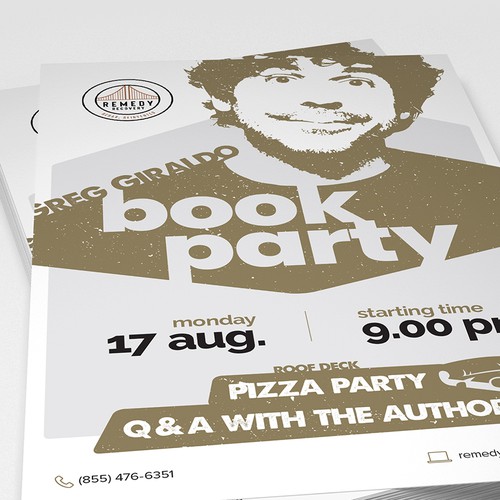 Greg Giraldo Book Party Flyer/Poster